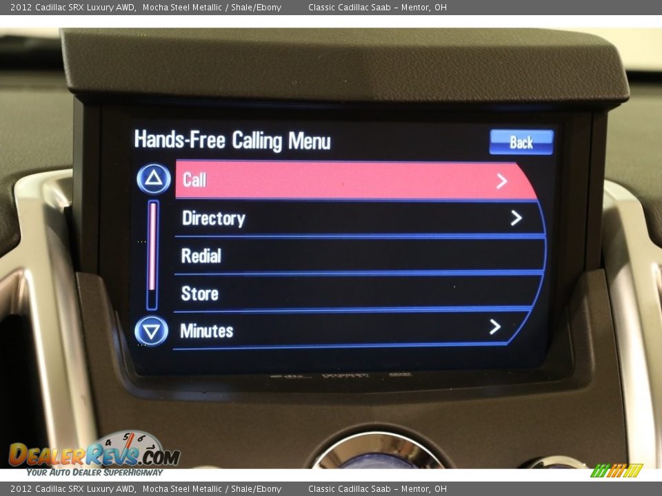 2012 Cadillac SRX Luxury AWD Mocha Steel Metallic / Shale/Ebony Photo #14