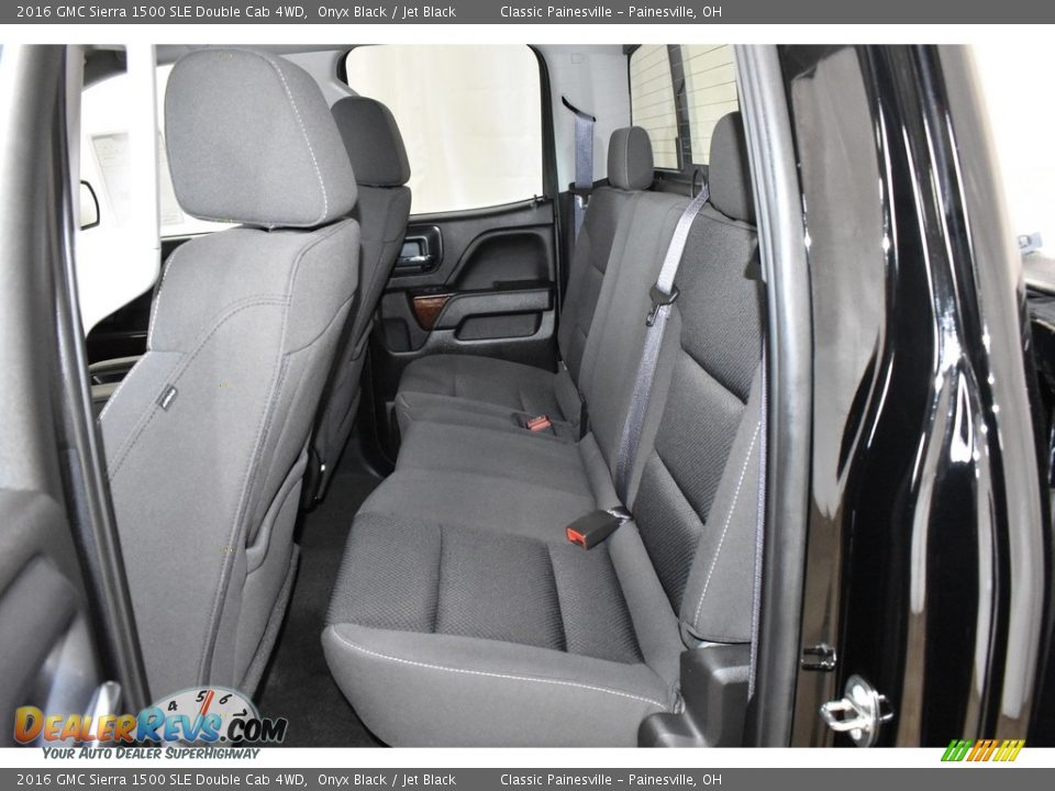 2016 GMC Sierra 1500 SLE Double Cab 4WD Onyx Black / Jet Black Photo #8