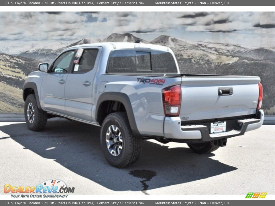 2019 Toyota Tacoma TRD Off-Road Double Cab 4x4 Cement Gray / Cement Gray Photo #3