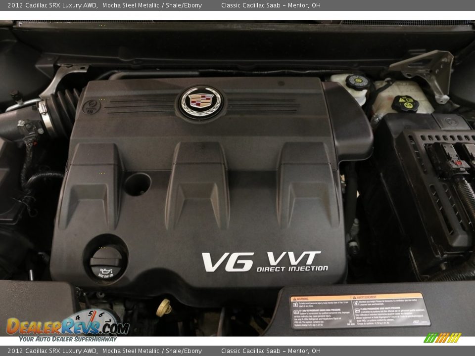 2012 Cadillac SRX Luxury AWD Mocha Steel Metallic / Shale/Ebony Photo #22
