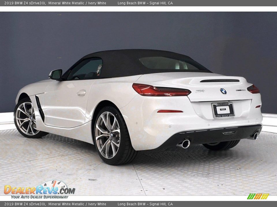 2019 BMW Z4 sDrive30i Mineral White Metallic / Ivory White Photo #3