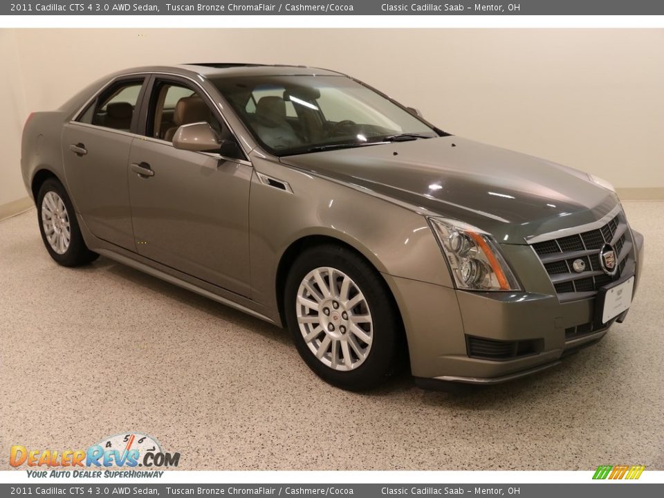 2011 Cadillac CTS 4 3.0 AWD Sedan Tuscan Bronze ChromaFlair / Cashmere/Cocoa Photo #1