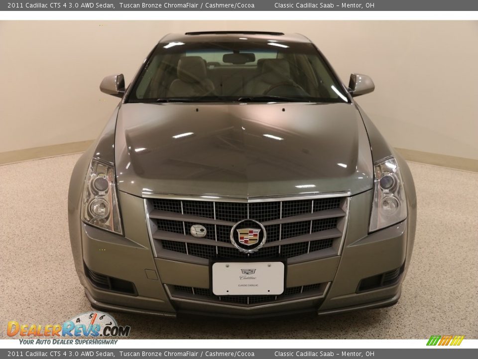 2011 Cadillac CTS 4 3.0 AWD Sedan Tuscan Bronze ChromaFlair / Cashmere/Cocoa Photo #2