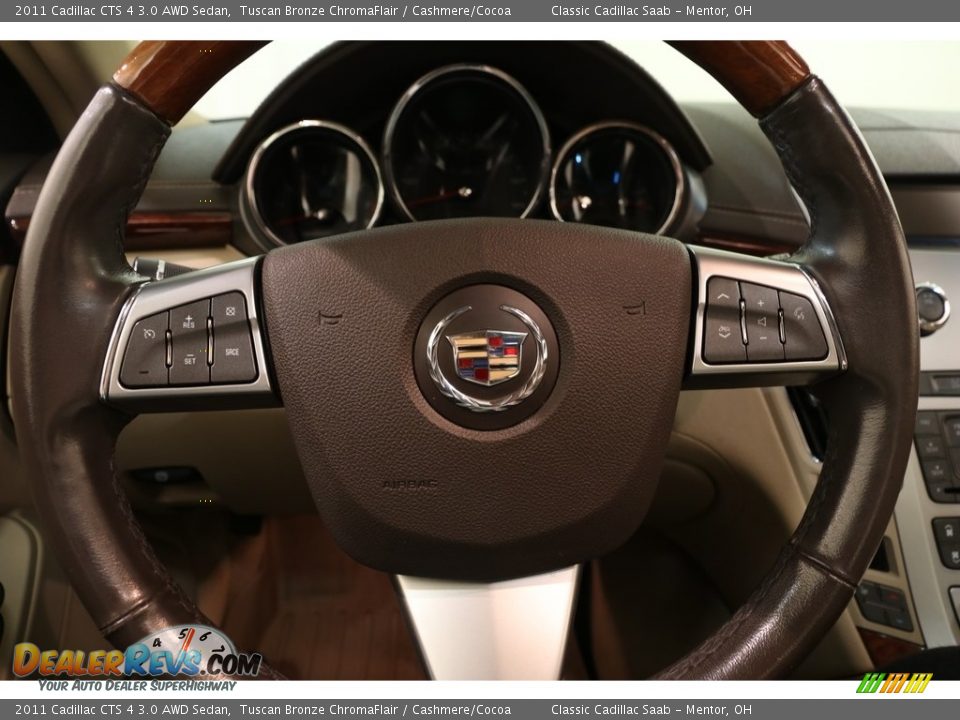 2011 Cadillac CTS 4 3.0 AWD Sedan Tuscan Bronze ChromaFlair / Cashmere/Cocoa Photo #7