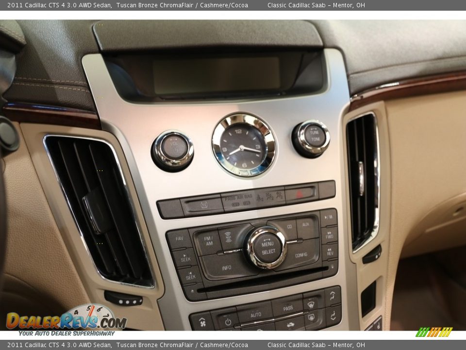 2011 Cadillac CTS 4 3.0 AWD Sedan Tuscan Bronze ChromaFlair / Cashmere/Cocoa Photo #9