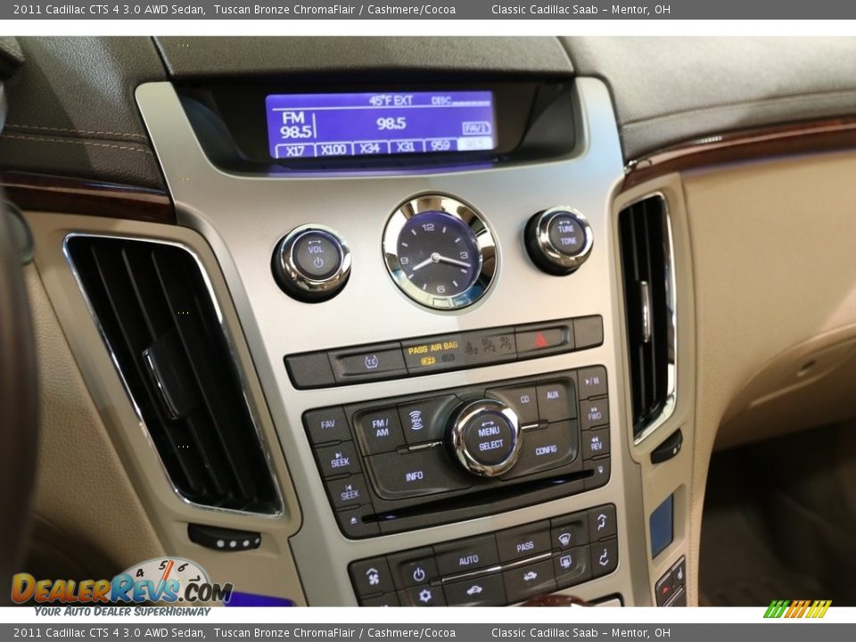 2011 Cadillac CTS 4 3.0 AWD Sedan Tuscan Bronze ChromaFlair / Cashmere/Cocoa Photo #10