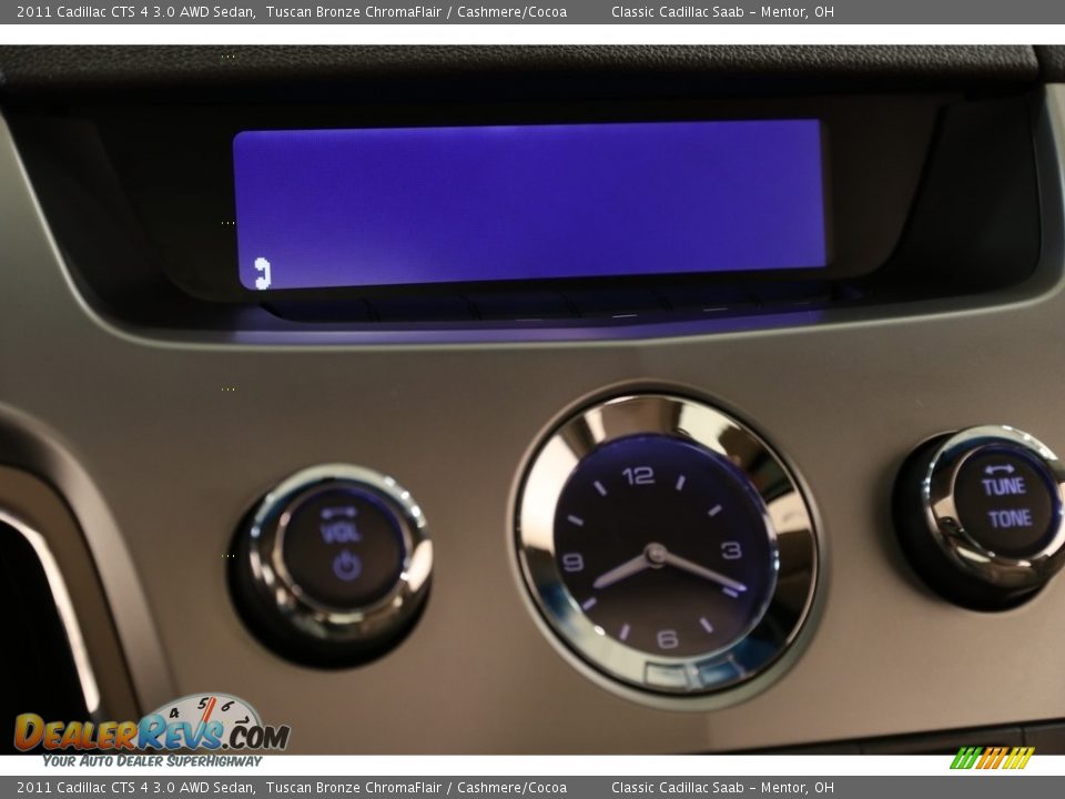 2011 Cadillac CTS 4 3.0 AWD Sedan Tuscan Bronze ChromaFlair / Cashmere/Cocoa Photo #11