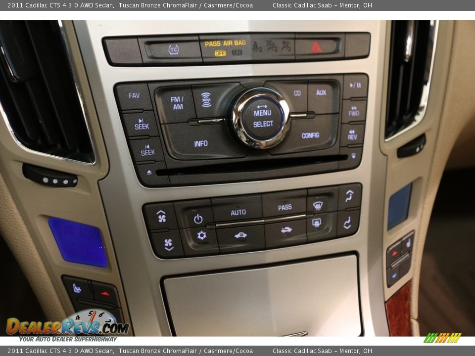 2011 Cadillac CTS 4 3.0 AWD Sedan Tuscan Bronze ChromaFlair / Cashmere/Cocoa Photo #12