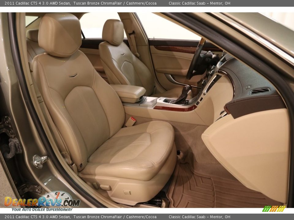 2011 Cadillac CTS 4 3.0 AWD Sedan Tuscan Bronze ChromaFlair / Cashmere/Cocoa Photo #16