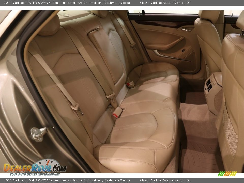 2011 Cadillac CTS 4 3.0 AWD Sedan Tuscan Bronze ChromaFlair / Cashmere/Cocoa Photo #17