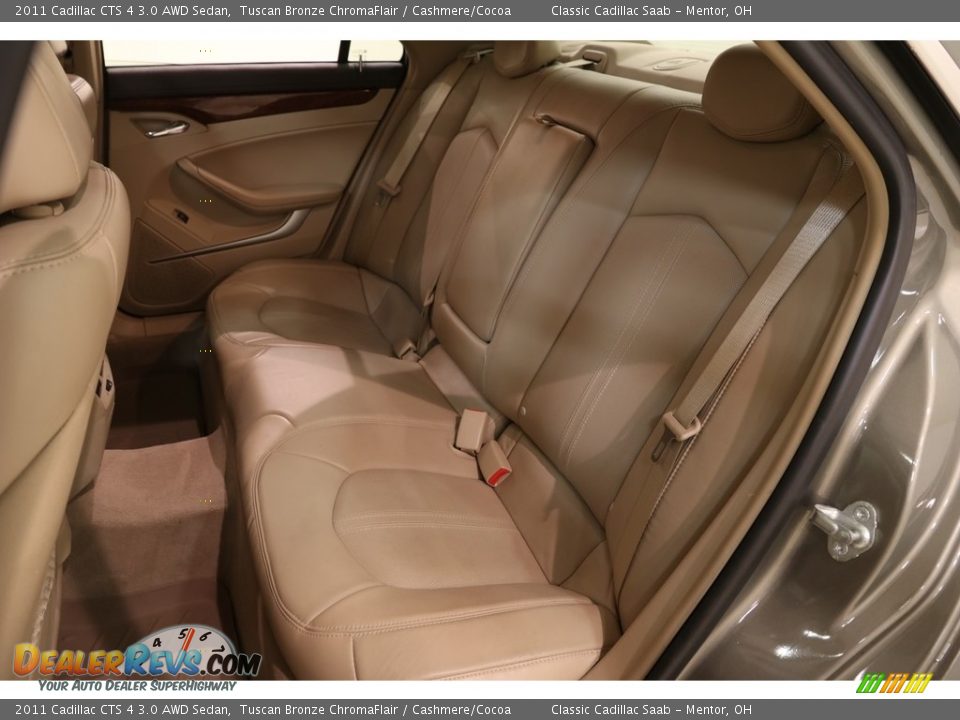 2011 Cadillac CTS 4 3.0 AWD Sedan Tuscan Bronze ChromaFlair / Cashmere/Cocoa Photo #18