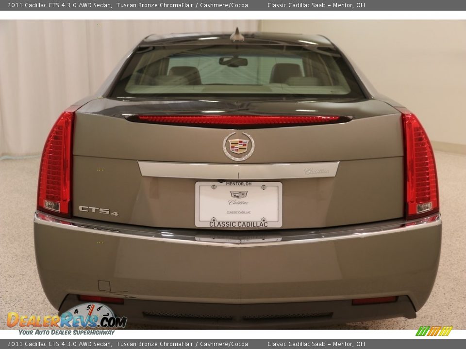 2011 Cadillac CTS 4 3.0 AWD Sedan Tuscan Bronze ChromaFlair / Cashmere/Cocoa Photo #20