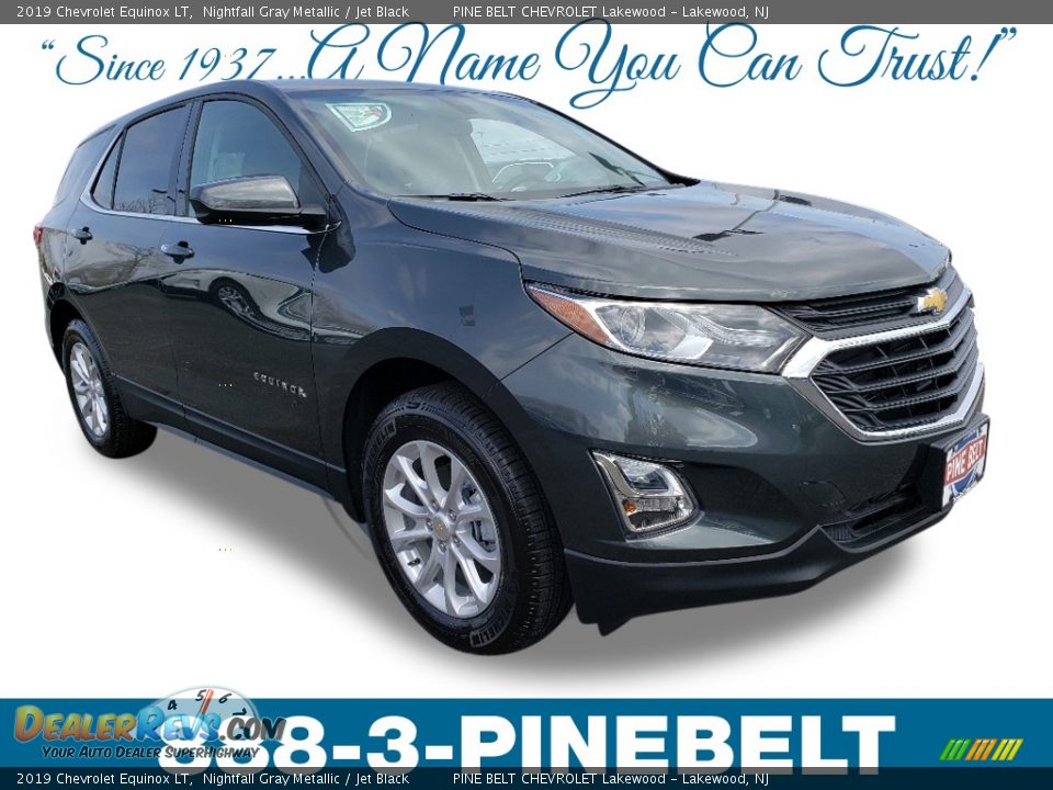 2019 Chevrolet Equinox LT Nightfall Gray Metallic / Jet Black Photo #1