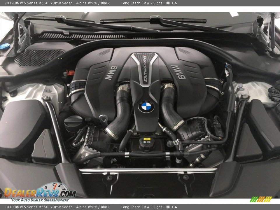 2019 BMW 5 Series M550i xDrive Sedan 4.4 Liter DI TwinPower Turbocharged DOHC 32-Valve VVT V8 Engine Photo #9