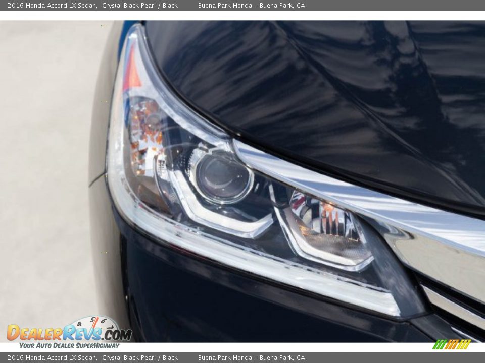 2016 Honda Accord LX Sedan Crystal Black Pearl / Black Photo #8