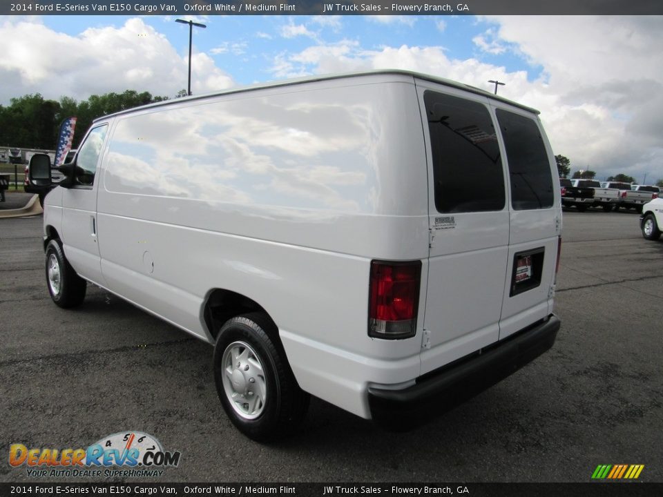 2014 Ford E-Series Van E150 Cargo Van Oxford White / Medium Flint Photo #3