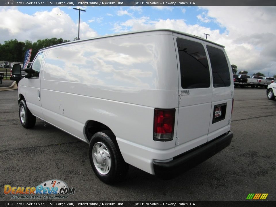 2014 Ford E-Series Van E150 Cargo Van Oxford White / Medium Flint Photo #3