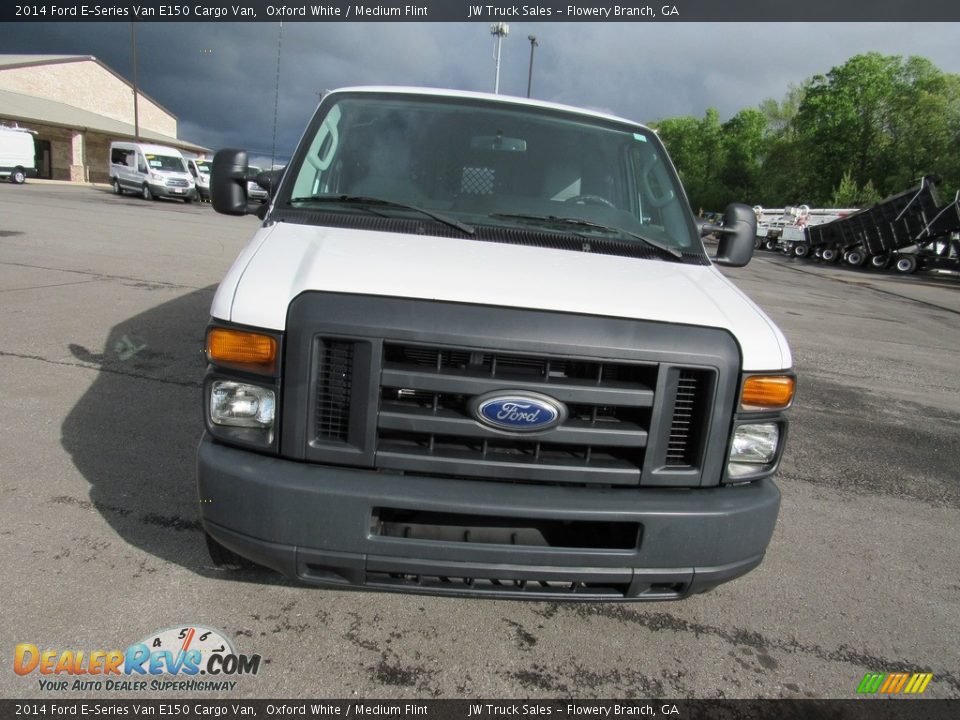 2014 Ford E-Series Van E150 Cargo Van Oxford White / Medium Flint Photo #8