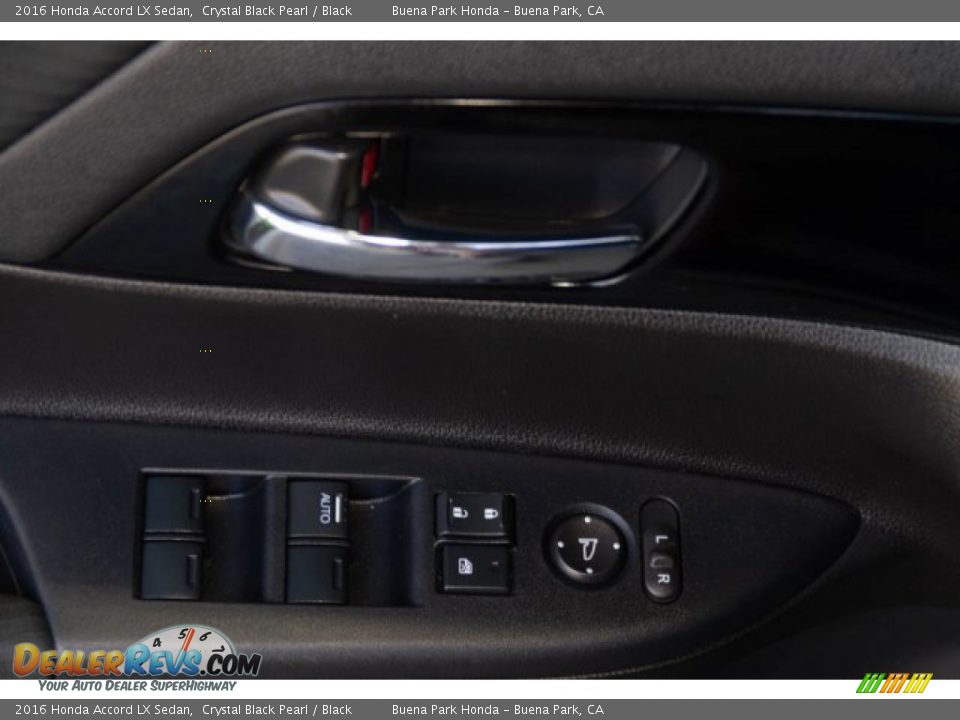 2016 Honda Accord LX Sedan Crystal Black Pearl / Black Photo #28