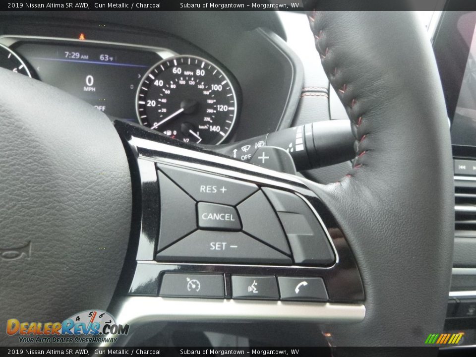 2019 Nissan Altima SR AWD Gun Metallic / Charcoal Photo #17
