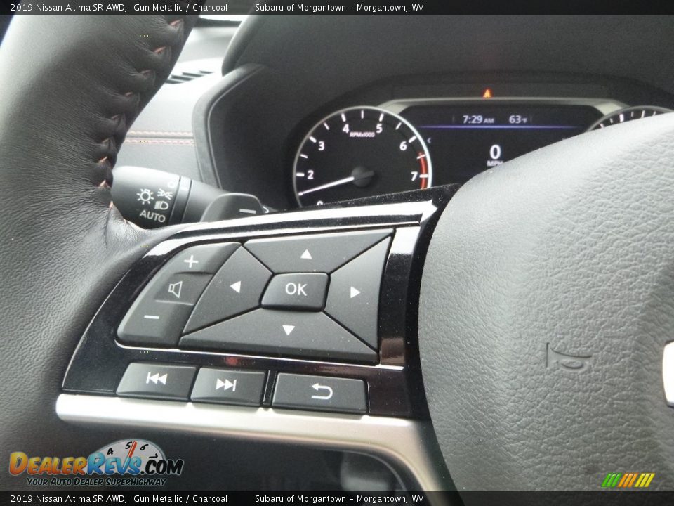 2019 Nissan Altima SR AWD Gun Metallic / Charcoal Photo #18