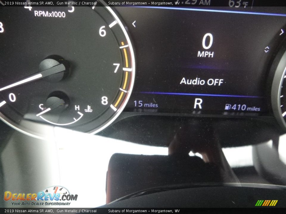 2019 Nissan Altima SR AWD Gun Metallic / Charcoal Photo #20