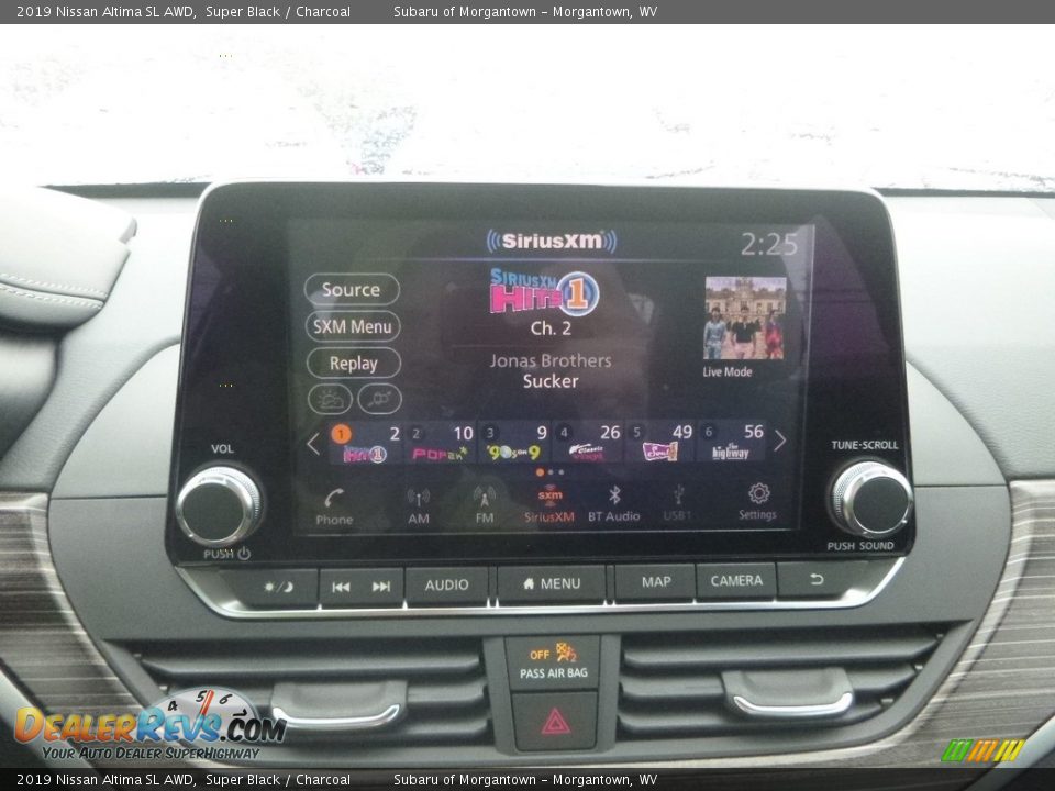 2019 Nissan Altima SL AWD Super Black / Charcoal Photo #17