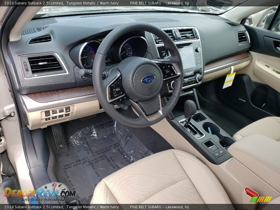 2019 Subaru Outback 2.5i Limited Tungsten Metallic / Warm Ivory Photo #8