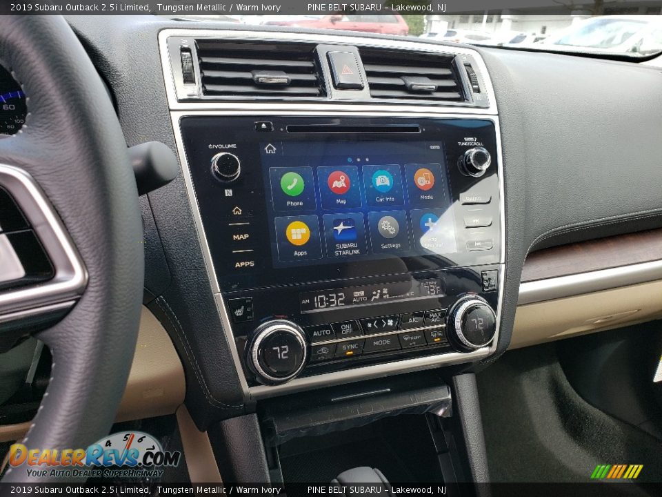 2019 Subaru Outback 2.5i Limited Tungsten Metallic / Warm Ivory Photo #10