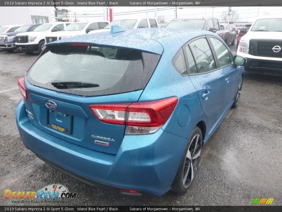 2019 Subaru Impreza 2.0i Sport 5-Door Island Blue Pearl / Black Photo #4