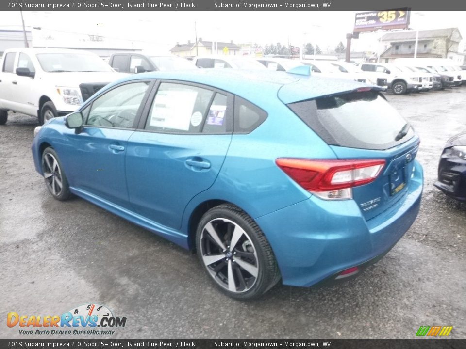 2019 Subaru Impreza 2.0i Sport 5-Door Island Blue Pearl / Black Photo #6