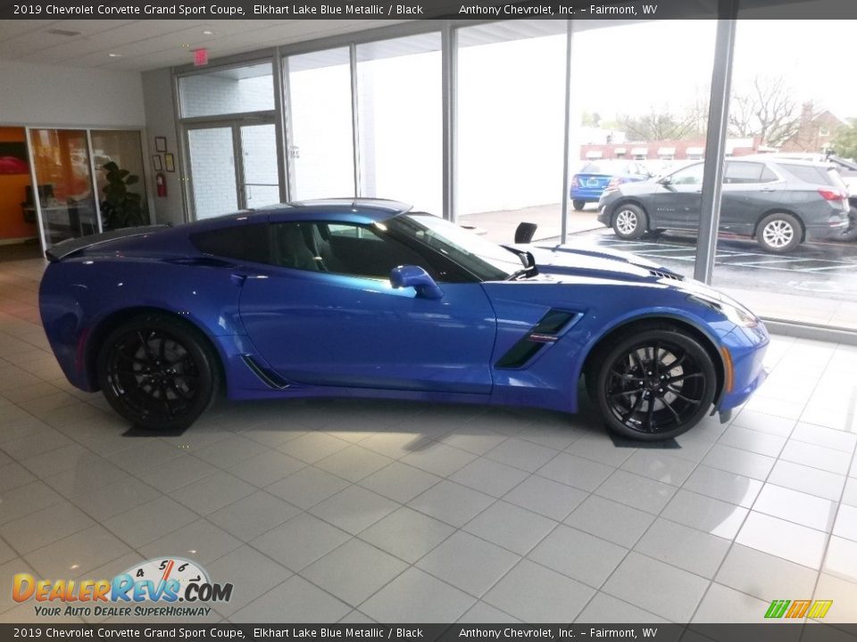 2019 Chevrolet Corvette Grand Sport Coupe Elkhart Lake Blue Metallic / Black Photo #3