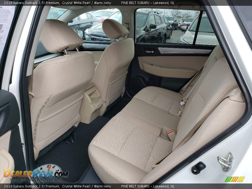 2019 Subaru Outback 2.5i Premium Crystal White Pearl / Warm Ivory Photo #6