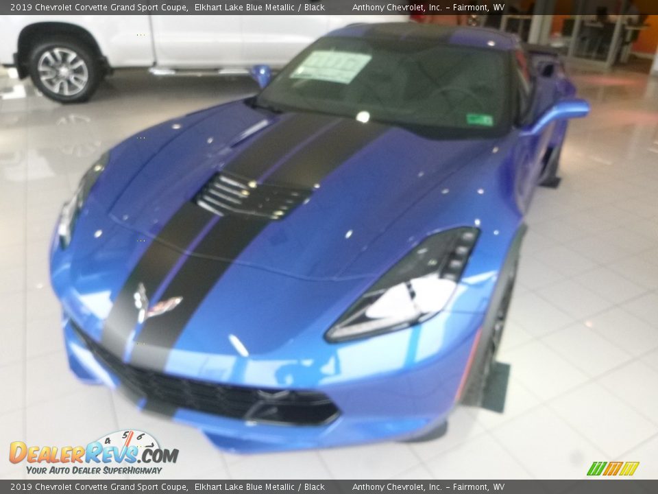 2019 Chevrolet Corvette Grand Sport Coupe Elkhart Lake Blue Metallic / Black Photo #7