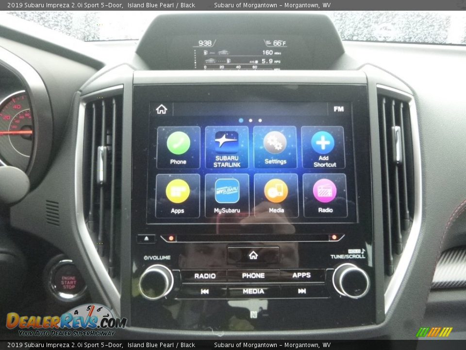 2019 Subaru Impreza 2.0i Sport 5-Door Island Blue Pearl / Black Photo #16