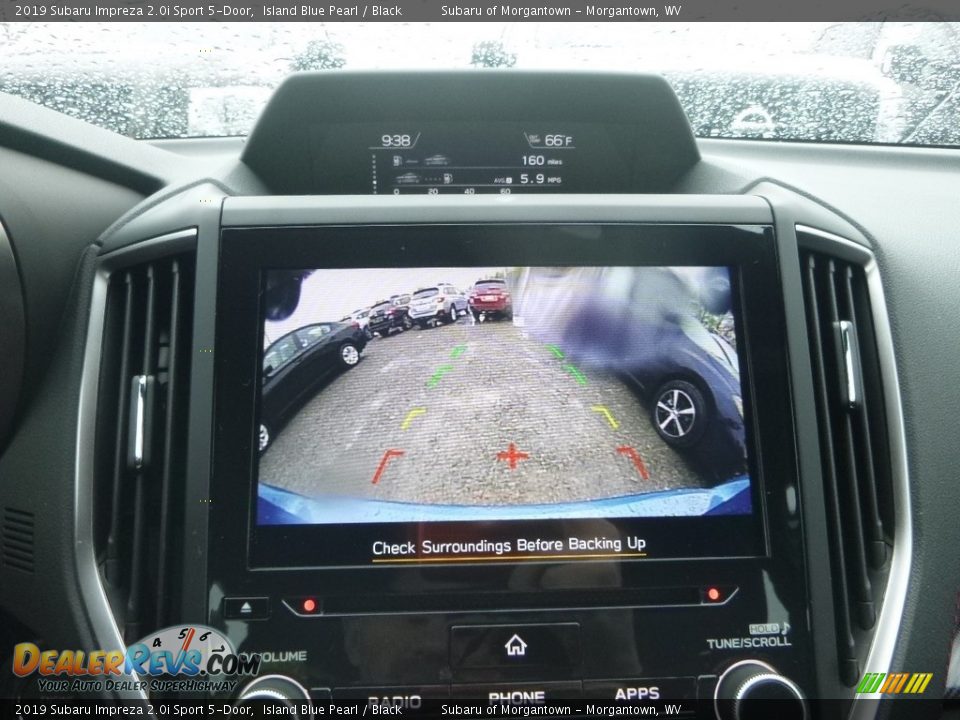 2019 Subaru Impreza 2.0i Sport 5-Door Island Blue Pearl / Black Photo #17