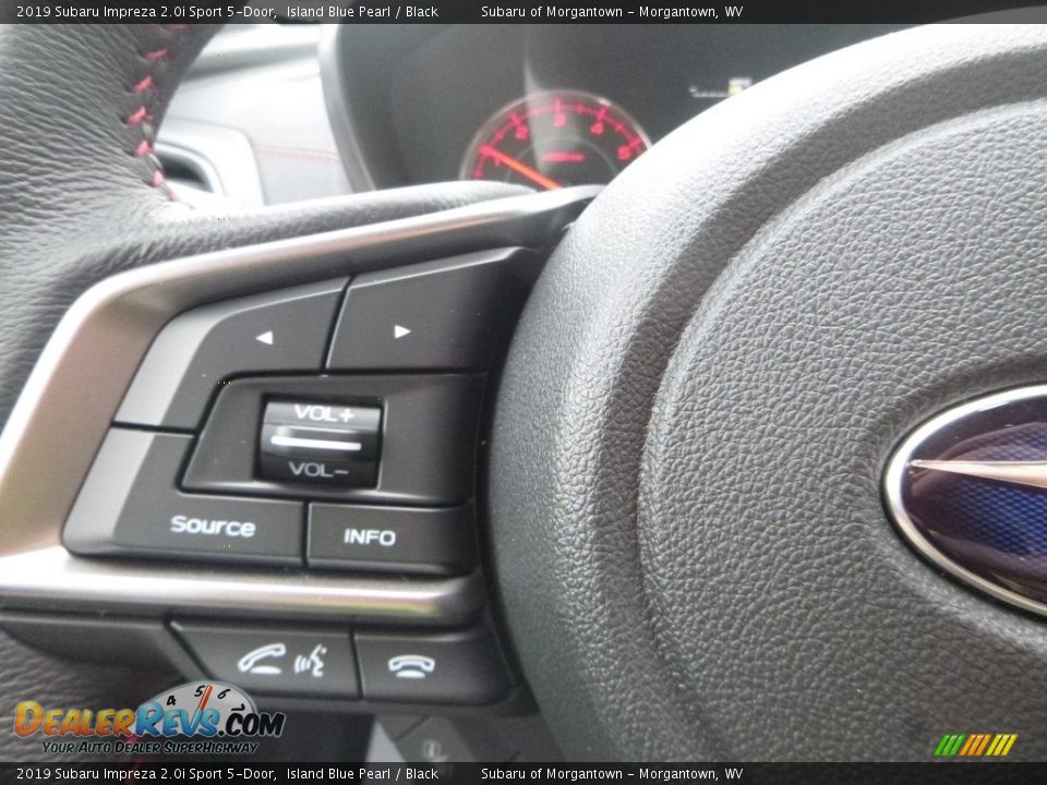 2019 Subaru Impreza 2.0i Sport 5-Door Island Blue Pearl / Black Photo #20