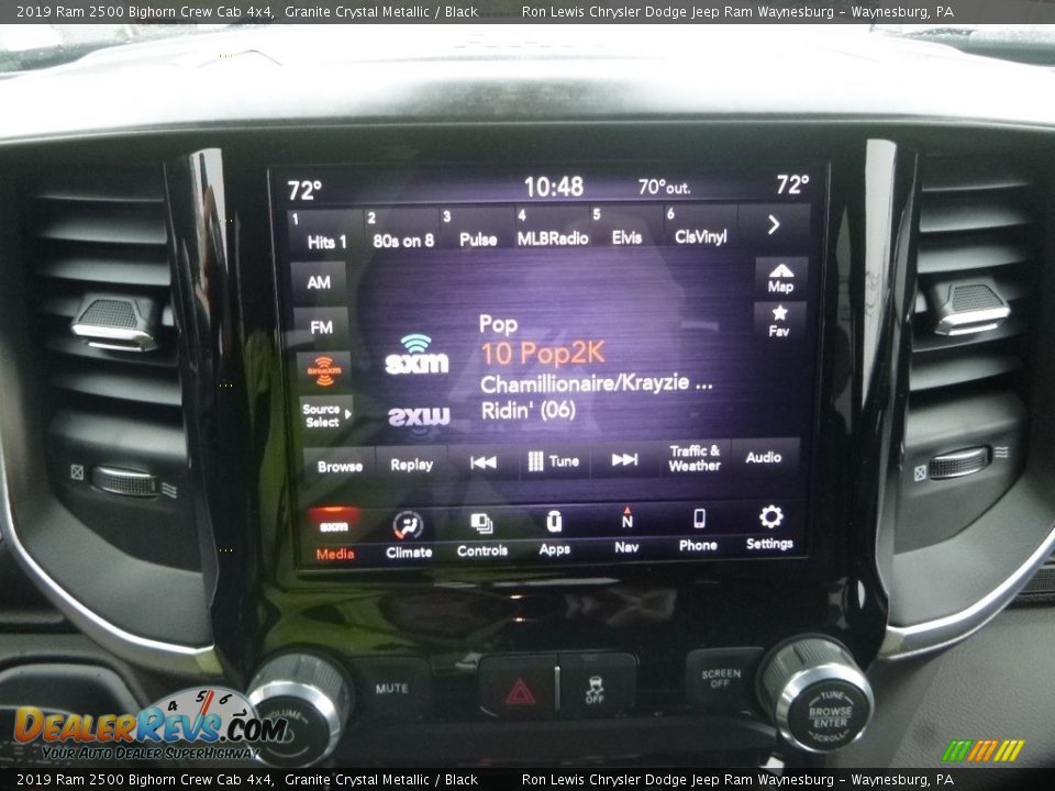 2019 Ram 2500 Bighorn Crew Cab 4x4 Granite Crystal Metallic / Black Photo #16