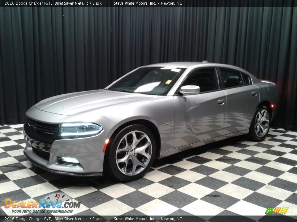 2016 Dodge Charger R/T Billet Silver Metallic / Black Photo #2