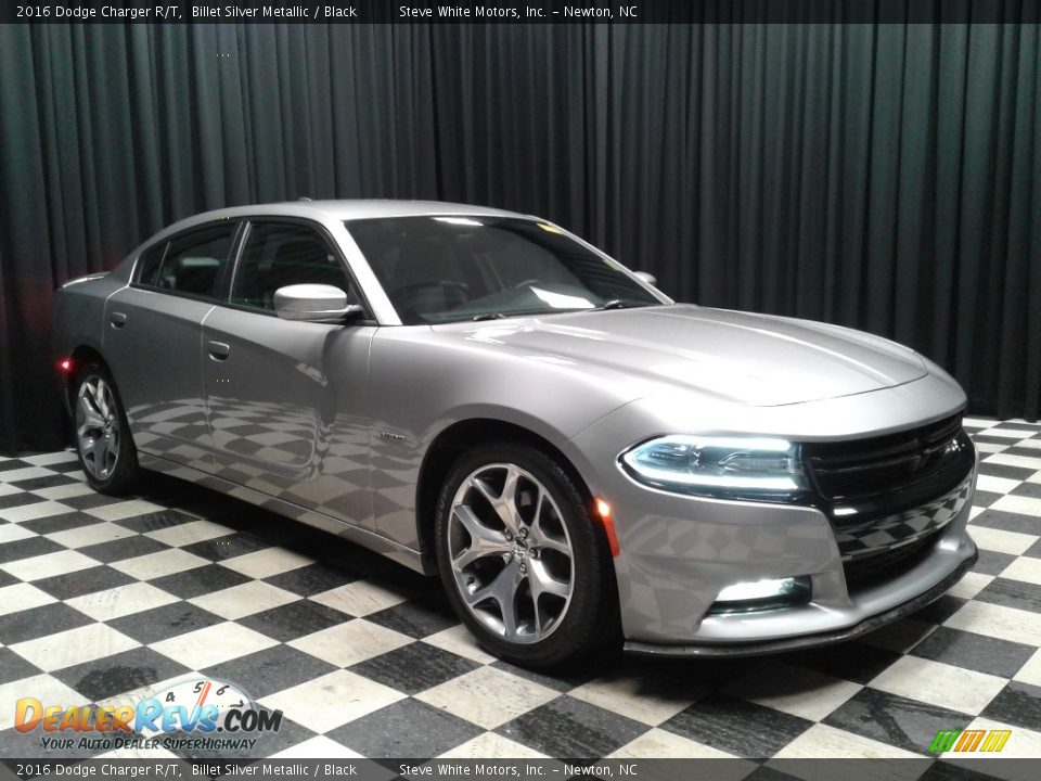 2016 Dodge Charger R/T Billet Silver Metallic / Black Photo #4