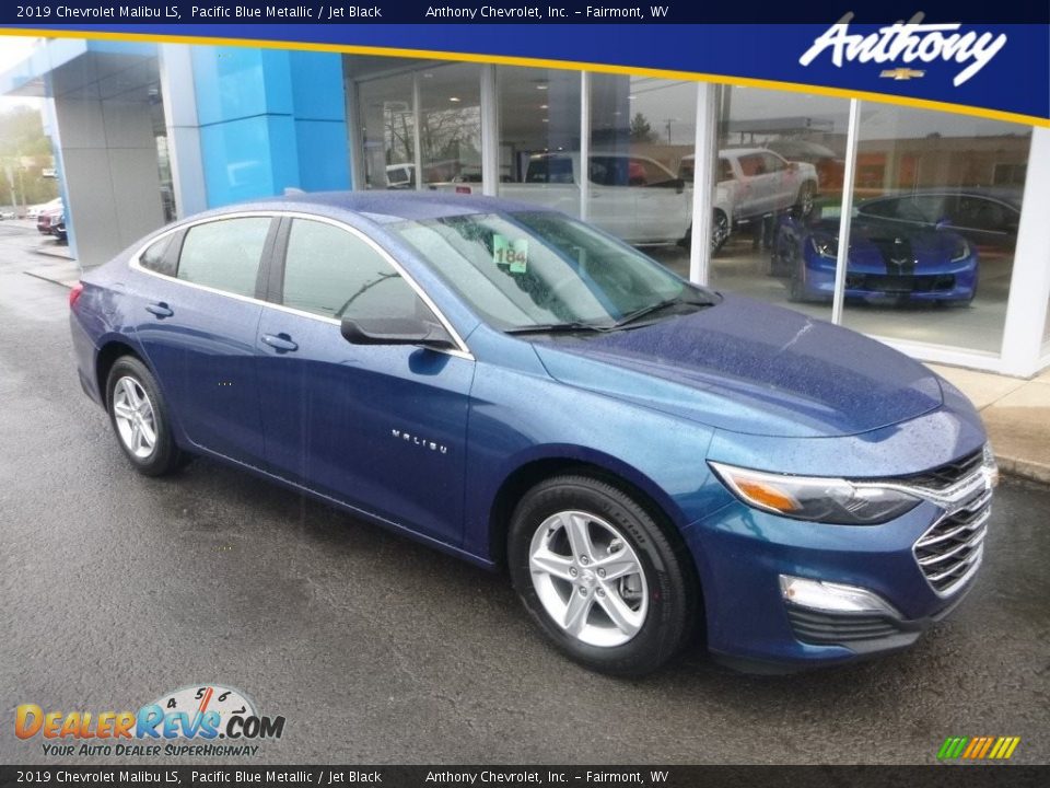 2019 Chevrolet Malibu LS Pacific Blue Metallic / Jet Black Photo #1