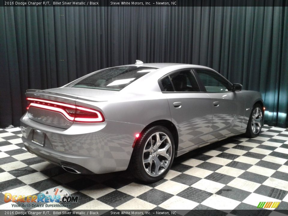 2016 Dodge Charger R/T Billet Silver Metallic / Black Photo #6