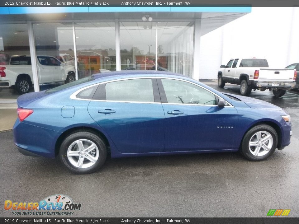2019 Chevrolet Malibu LS Pacific Blue Metallic / Jet Black Photo #3
