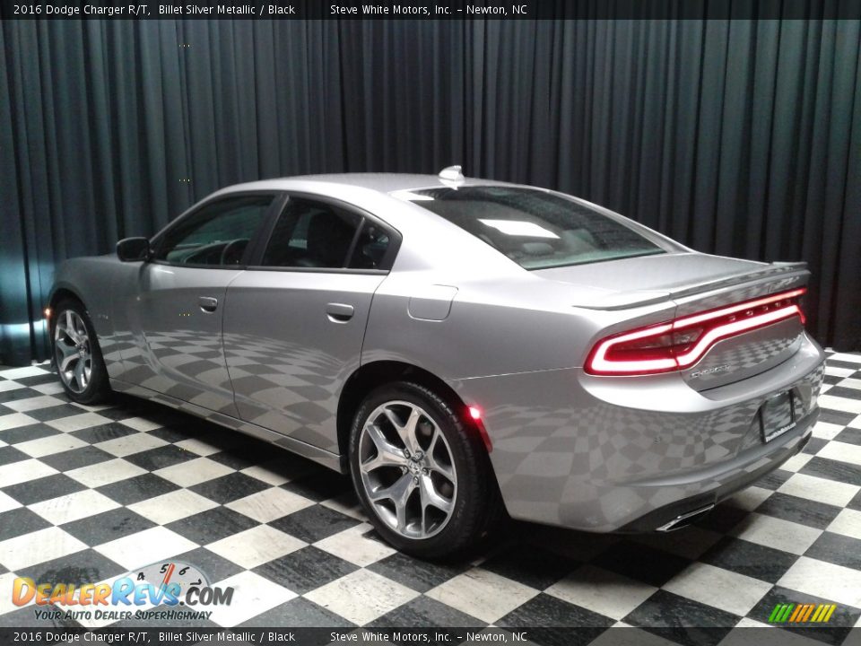 2016 Dodge Charger R/T Billet Silver Metallic / Black Photo #9