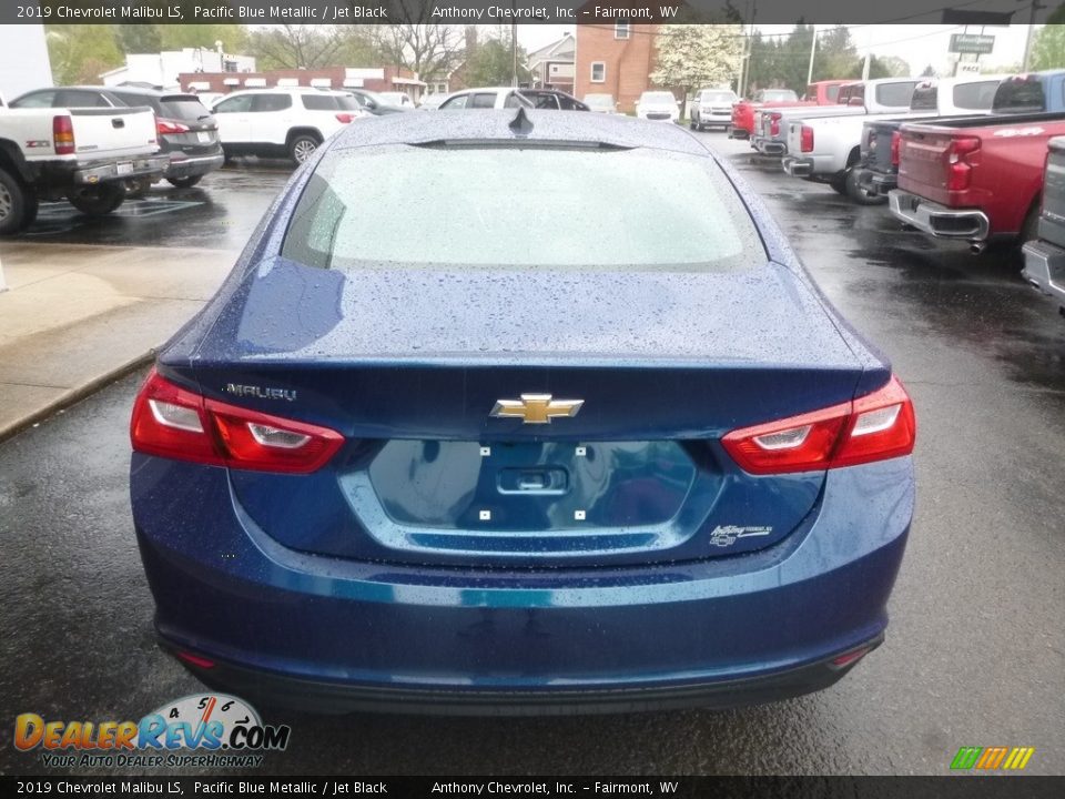 2019 Chevrolet Malibu LS Pacific Blue Metallic / Jet Black Photo #5