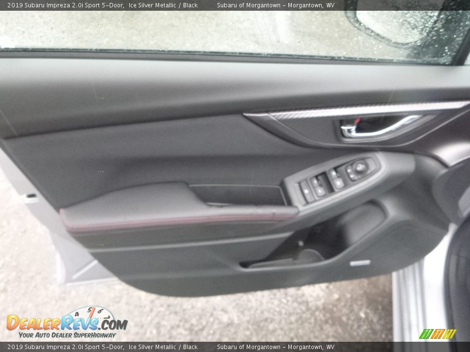 2019 Subaru Impreza 2.0i Sport 5-Door Ice Silver Metallic / Black Photo #14