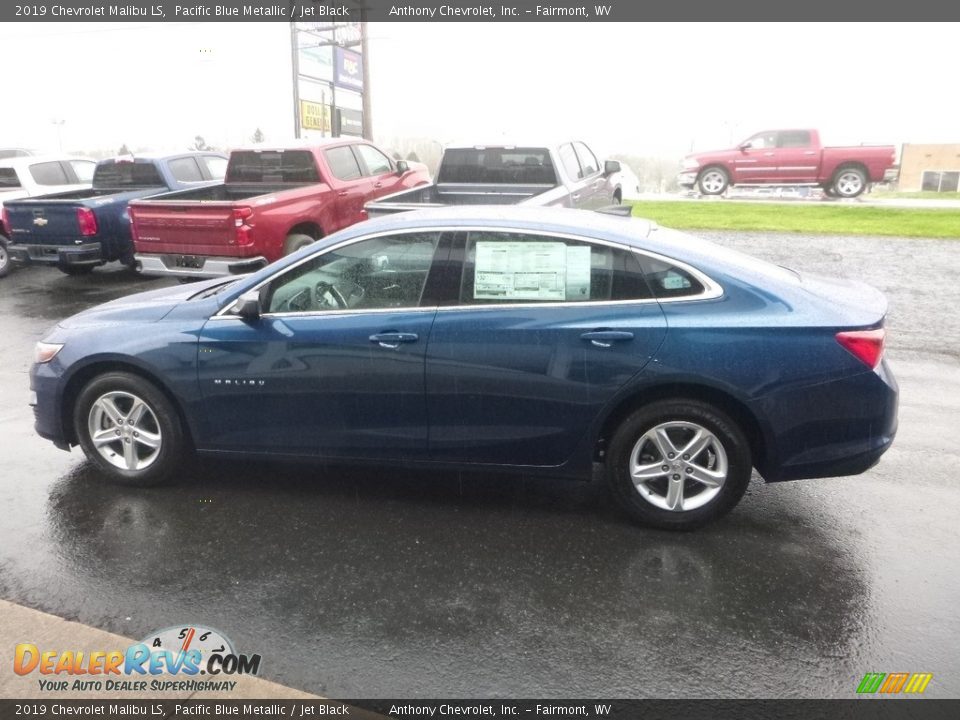 2019 Chevrolet Malibu LS Pacific Blue Metallic / Jet Black Photo #7