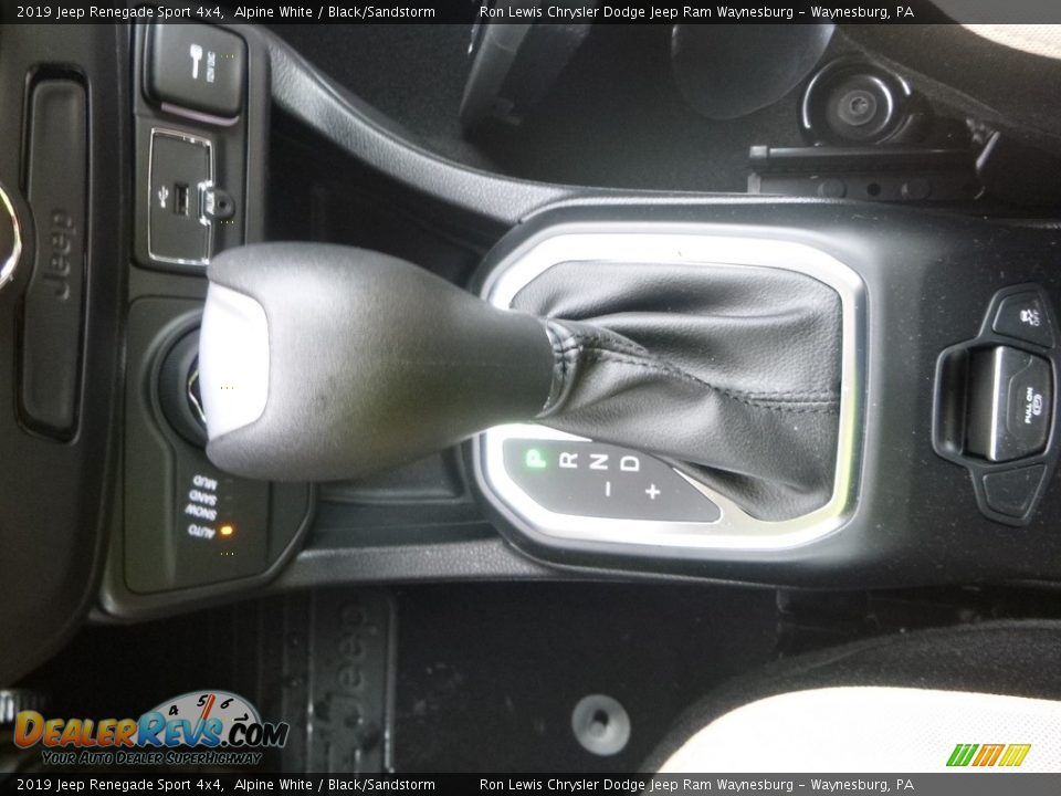 2019 Jeep Renegade Sport 4x4 Alpine White / Black/Sandstorm Photo #19