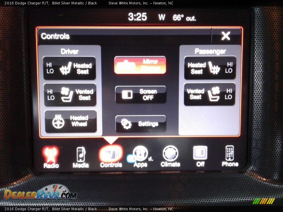 2016 Dodge Charger R/T Billet Silver Metallic / Black Photo #24