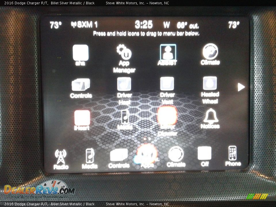 2016 Dodge Charger R/T Billet Silver Metallic / Black Photo #26